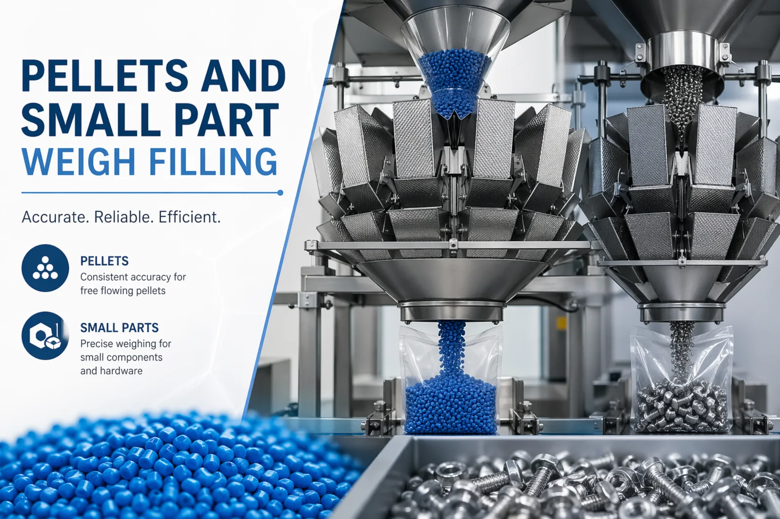 Pellets and small parts application banner