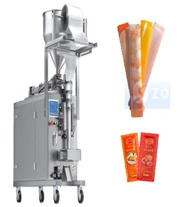 Liquid form fill and seal machine